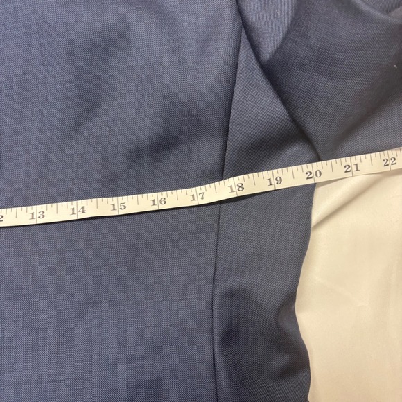 Tommy Hilfiger‎ Blazer | Mens Size 38S | Blue | 100% Wool | SMALL FLAW-See pics - Picture 12 of 14